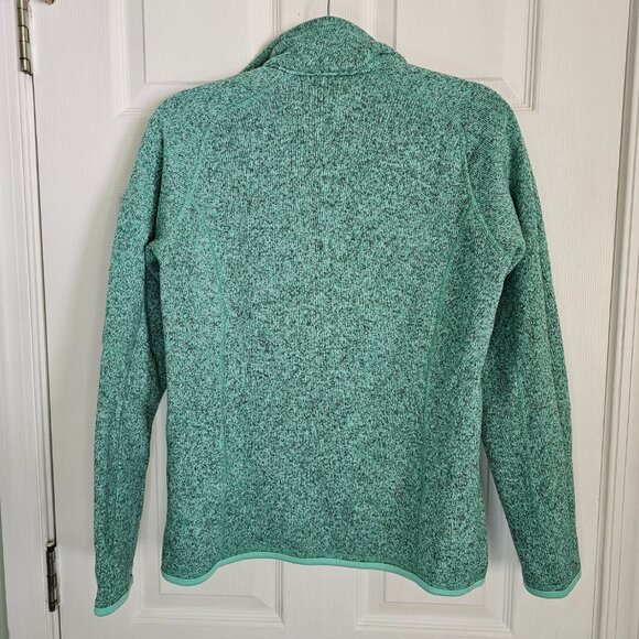 Patagonia Better Sweater Mint Green 1/4 Zip - Women's Medium - Picture 2 of 6